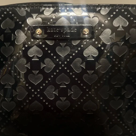 Kate Spade Black Embossed Clutch - Picture 4 of 6